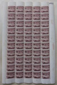 Seychelles 1957 5c. on 45c. Purple-Brown SG 191 Complete MNH Sheet of 50 - Picture 1 of 1