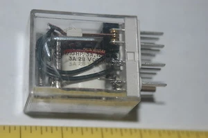 POTTER & BRUMFIELD KHX17A55-24AC  4pdt 24VAC 3A extended soild relay Qty-1 - Picture 1 of 1