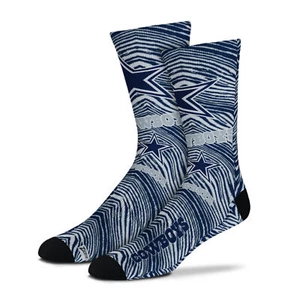 Zubaz By For Bare Feet NFL Youth Dallas Cowboys Zubified Dress Socks, One Size - Picture 1 of 4