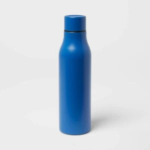 Mattblaue doppelwandige Edelstahl Vakuum Wasserflasche 20 Unzen BRANDNEU - Bild 1 von 2