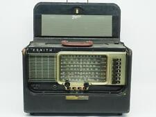 Vintage ZENITH Y-600 WAVE MAGNET TransOceanic Tube Radio *Powers On,Please Read*