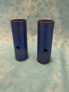 Set Of 2 Vintage 1990's Blue BMX Foot Pegs Flatland DK Bike Pegs Standard Size - Bild 1 von 6