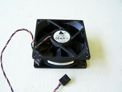 Computer Cooling Fan 90mm 12 VDC 0.70A Delta DC Brushless model EFC0912BF used - Image 1 of 2