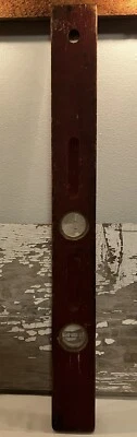 Antique Vtg Port Austin Level And tool. Co Wooden Bubble 24" Double Bubble Level - Image 1 of 4