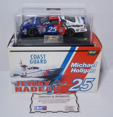 Jerry Nadeau #25 Michael Holigan Coast Guard 2000 Monte Carlo Revell 1:24 NASCAR - Image 1 of 4