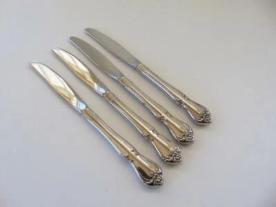 Oneida истинный/arbor роза нож лот 4 ножи 1881 Rogers из нержавеющей стали - Изображение 1 из 2