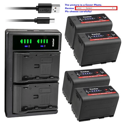 Kastar Battery LTD2 USB 充电器适用于佳能 BP-955 BP-970 BP-970G BP-975 BP-980G — 第 1/4 张图片