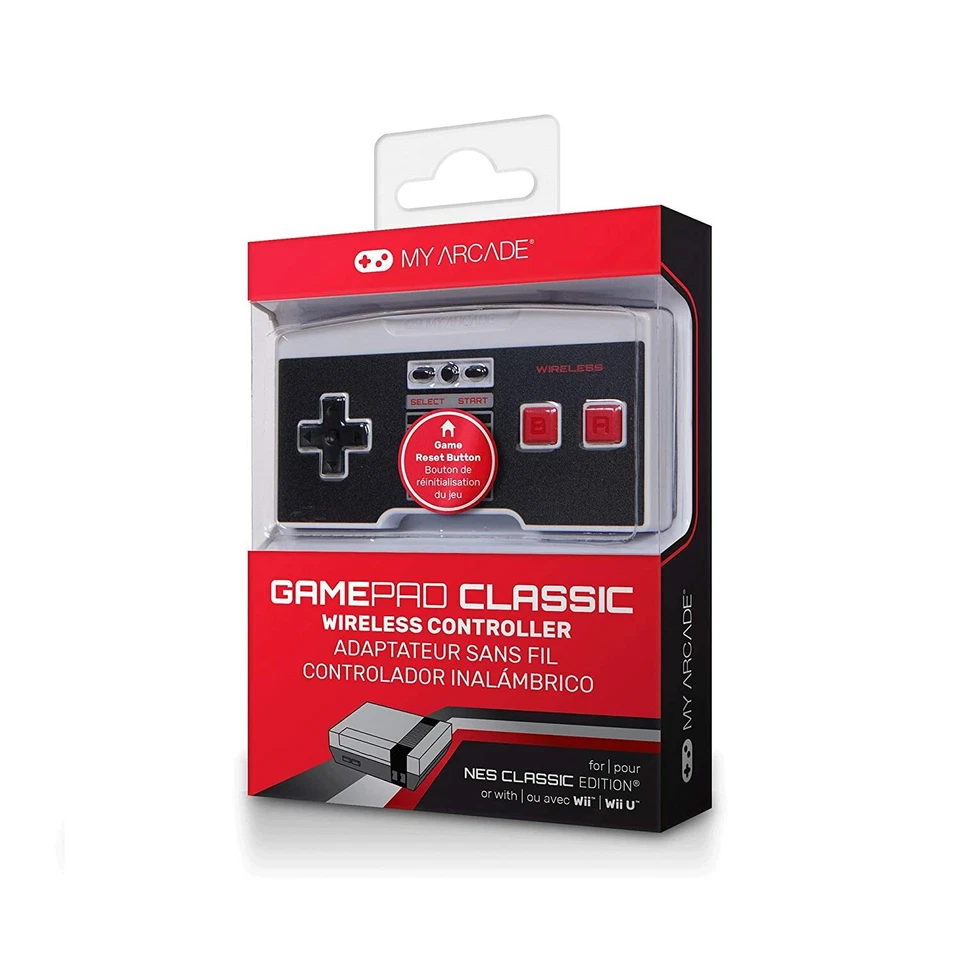 My Arcade GamePad Classic - Wireless Game Controller - NES Classic, Wii, Wii U - Image 1 of 1