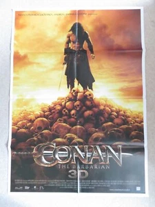 CONAN THE BARBARIAN 3D ITALIAN 2 FOGLIO POSTER JASON MOMOA RON PERLMAN  2011 - Bild 1 von 8