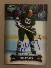 MIKE ROGERS Signed 2006-07 Parkhurst #139 Hartford Whalers Ranger Autograph Auto