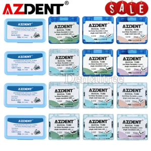 Dental Orthodontic Buccal Tubes 1st/2nd Molar Roth/MBT 022/018 Bondable Tube - Picture 1 of 55