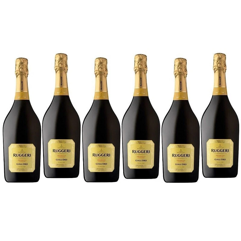 RUGGERI GIALL'ORO VALDOBBIADENE PROSECCO SUPERIORE DOCG EXTRA DRY 75 CL 6 BOTTIG