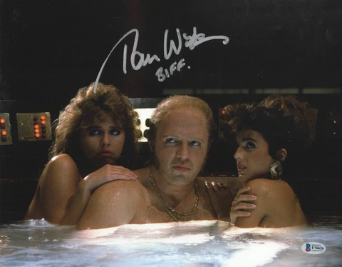 TOM WILSON BACK TO THE FUTURE SIGNED 11X14 AUTOGRAPH   BECKETT BAS COA 3 BIFF Cover