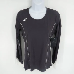 Camisa gris manga larga Asics Domain II para mujer XL ventilada nueva con etiquetas $48 - Imagen 1 de 5