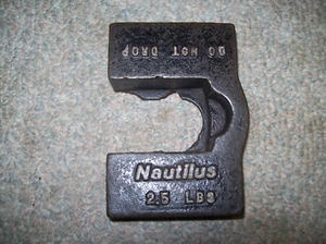 vtg NAUTILUS 2.5lb. "ADD-ON" PLATE BodyBuilding STRONGMAN FITNESS Arthur Jones - Picture 1 of 4