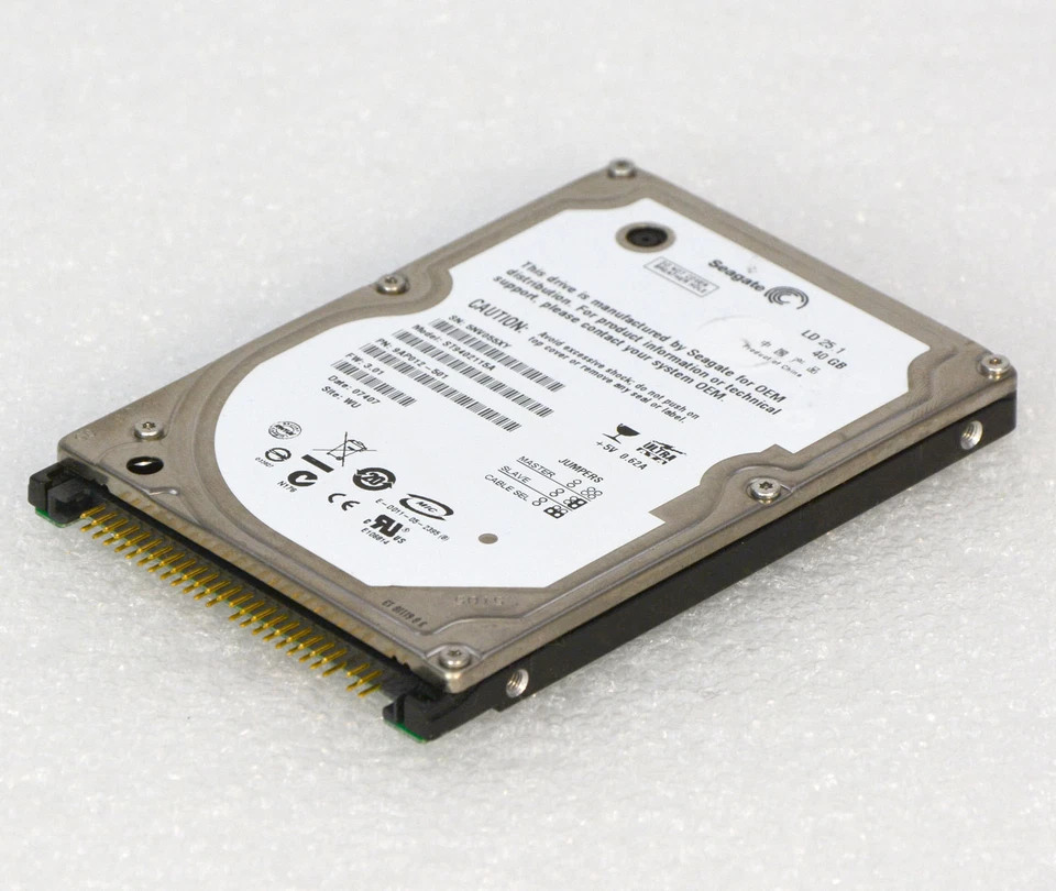 40GB 2.5" 6.35 CM HDD Notebook Hard Drive Seagate ST9402115A IDE 5400RPM - Image 1 of 1