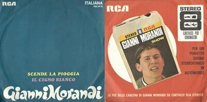 DISCO 45 GIRI     GIANNI MORANDI ‎– SCENDE LA PIOGGIA // IL CIGNO BIANCO - Picture 1 of 1