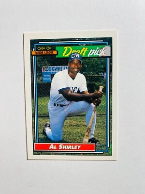 1992 O-PEE-CHEE #306 AL SHIRLEY NM-MT MLB BASEBALL CARD - Image 1 of 2