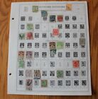 M45 Lot Of Denmark Stamps On 2 Minkus Binder Pages