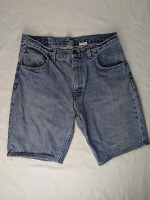 Men's Jean Shorts 34"Faded Glory USA Denim Light Wash Vintage - Image 1 of 4