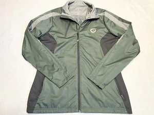 Antigua Womens NFL Green Bay Packers Jacket Size Medium Full Zip - Picture 1 of 10