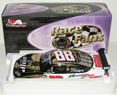Coche diecast Dale Earnhardt Jr. NASCAR 2008 MA Amp Energy Mt Dew dorado cromo 1:24 Foto 1 de 4