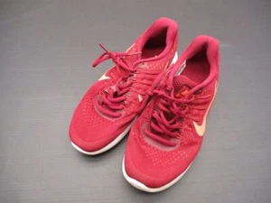 Nike Size 8 Womens Red Athletic Lunarglide 8 Trainer Running Sneaker Shoes 2H - Picture 1 of 10