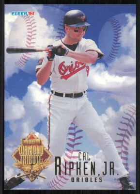 1994 Fleer Update Diamond Tribute #10 Cal Ripken - Image 1 of 2