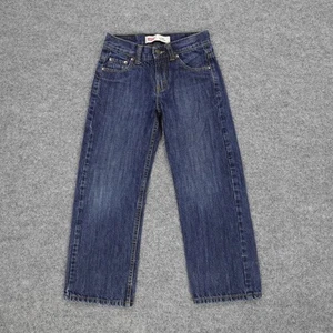 Levis 550 Jeans Boys 8 Regular Blue Relaxed Fit 24x22 Denim Youth Kids Casual - Picture 1 of 19