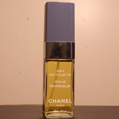 VINTAGE  Chanel POUR MONSIEUR Eau de Toilette Spray 3.4fl oz/100ml - Image 1 of 3
