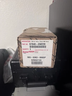 2022-2024 Lexus LX600 Rear View Mirror 87840-0W220 - Image 1 of 3