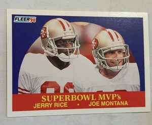 1990 Fleer Jerry Rice Joe Montana~card #397~mint Condition - Picture 1 of 2