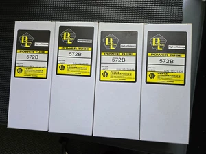 NOS 572B Penta Laboratories Power Triode Quad (4) Tubes - Picture 1 of 5