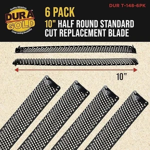 Dura-Gold 10-Inch Half Round Standard Cut Replacement Blade, Pack of 6 - Bild 1 von 4