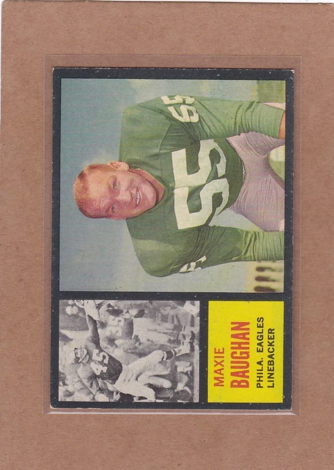 1962 TOPPS FOOTBALL MAXIE BAUGHAN #124 EAGLES EX/EX+ *A38946 - Image 1 of 1