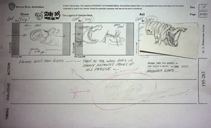 Scooby-Doo! 2009 Movie JERRY EISENBERG Hand-Drawn Storyboard #LF - Picture 1 of 2