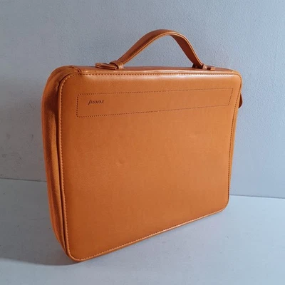 FILOFAX  A4 Zipped Portfolio Case Conference Organiser Folder Handle Logo - Image 1 of 4