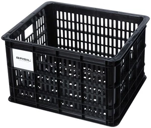 Basil Bicycle Crate M, 29.5L, Recycled Synthetic, Black - Picture 1 of 3