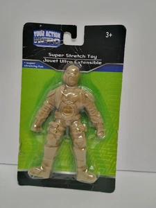 New Army Soldier Stretchy Figure Stretchable Squishy Super Stretch Toy Action - Picture 1 of 4