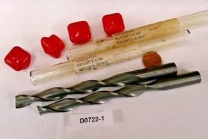 AMACO SOLID CARBIDE 0.483 DIA, 4" CUT 2 FLUTE 1/2" SHANK   D0722-1 "F6 - Picture 1 of 5