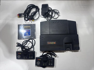 Consola Turbo Grafx 16 con NEC Turbo Booster, cables, juego, 2 mandos 1$INICIO Foto 1 de 4