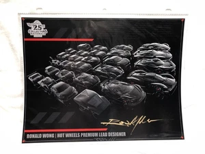 HOT WHEELS E SHEET PICTURE 2025 25TH NATIONALS RONALD WONG HANDSIGNIERT SCHWARZ - Bild 1 von 3
