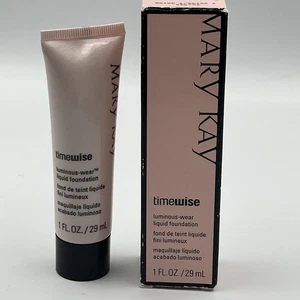 Mary Kay Timewise Luminous Wear Liquid Foundation 1 oz. Beige 2 #038705 - NIB - Picture 1 of 6