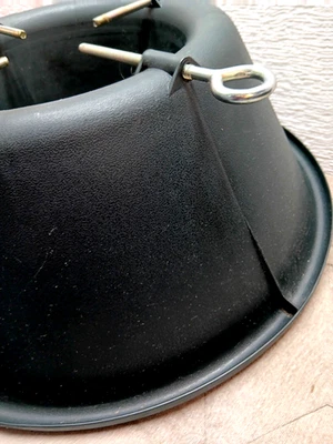 Super Heavy Duty Plastic Christmas Tree Stand, 10 inches Diameter, 6 inch Screws - Image 1 of 4