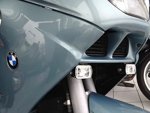 Mini Micro Fog Headlights Fog Light NSW Clear Glass BMW R 1100 RT Pair Price - Picture 1 of 1