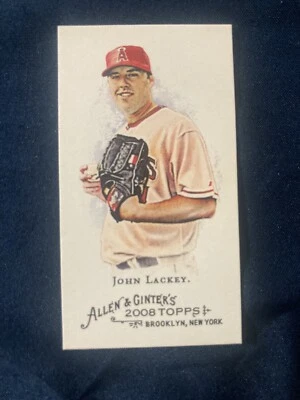 2008 Topps Allen & Ginter's Mini Card #125 John Lackey Angels MLB - Image 1 of 2