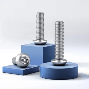 TORX Button Head Safety Bolts, Vandal Resistant Screws M2-M10 A2 Stainless Steel - Picture 1 of 9