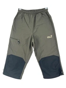 JACK WOLFSKIN Pantaloni Impermeabili Da Pioggia Per Bambini Taglia W24 - Picture 1 of 7