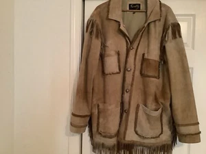 Scully Fringed Leather/Suede Mountainman Jacket Size 46 - Picture 1 of 7