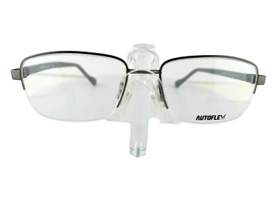 AUTOFLEX 116 (035) Gunmetal 56-18-150 MEMORY METAL Eyeglass Frames - Image 1 of 4